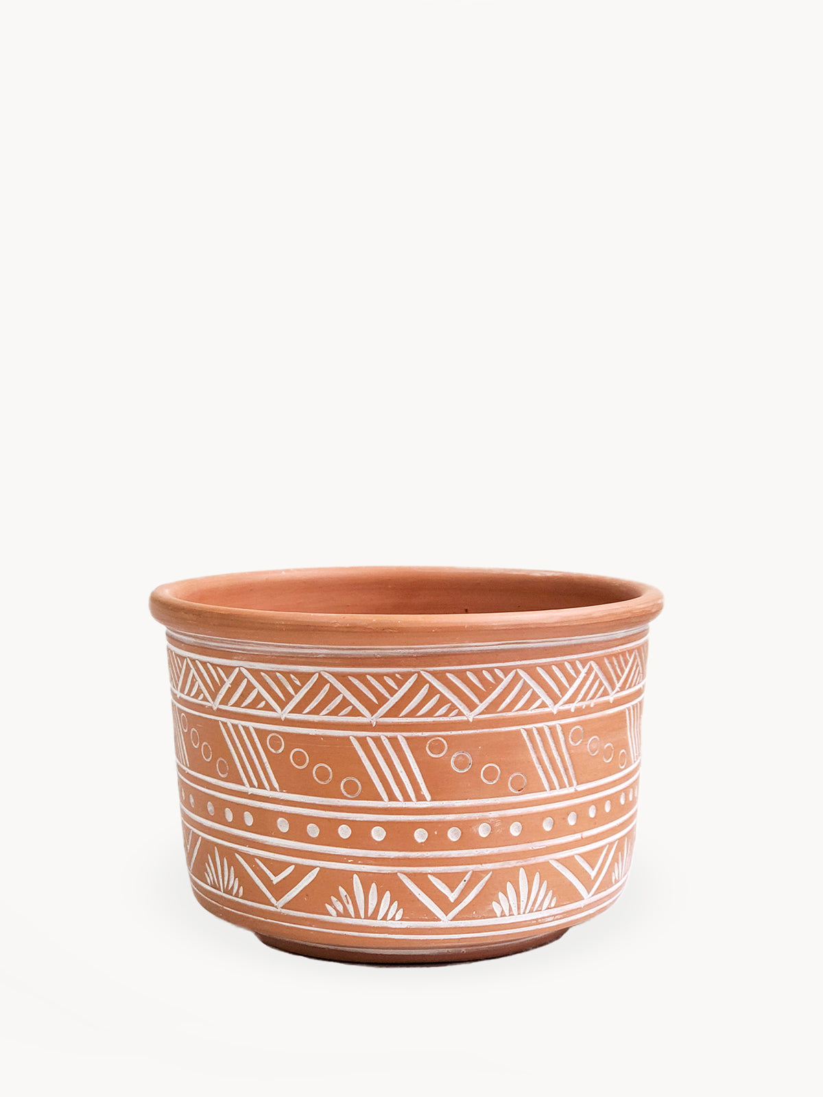 hand thrown terracotta plant pots Hand Etched Terracotta Pot