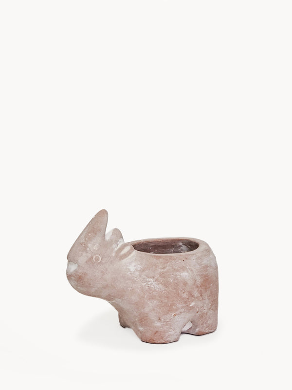 rhino plant pot Terracotta Pot (Rhino)