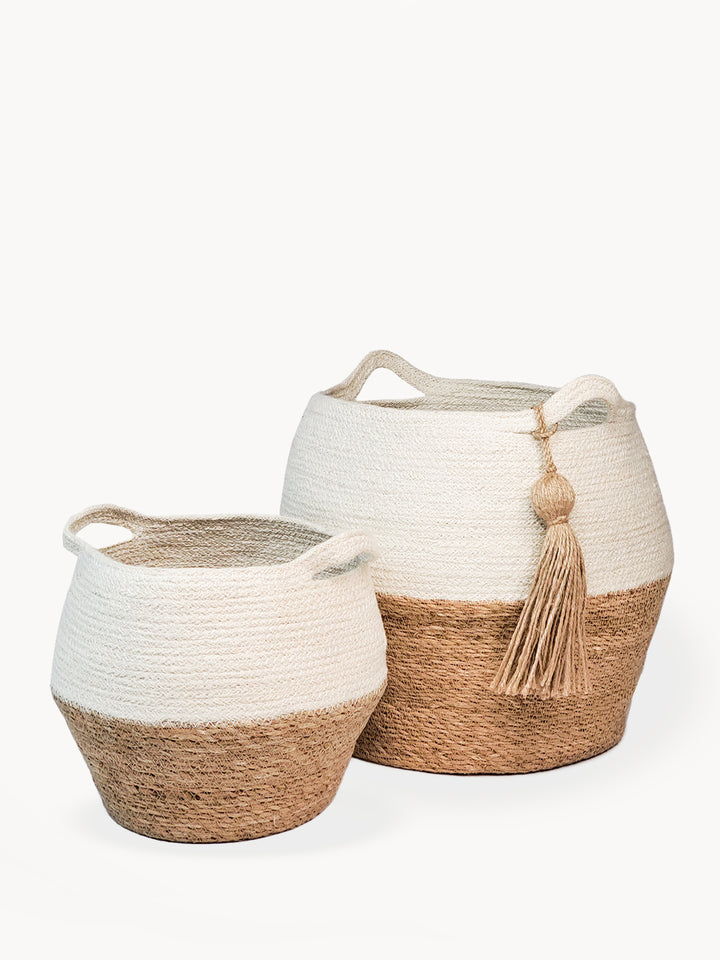 Simple, Beautiful, Timeless, Functional and most importantly, it is handmade from 100% natural material, jute!