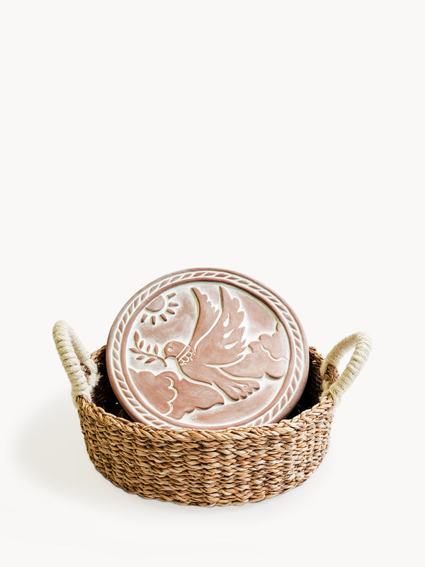 Bread Warmer & Basket - Dove In Peace