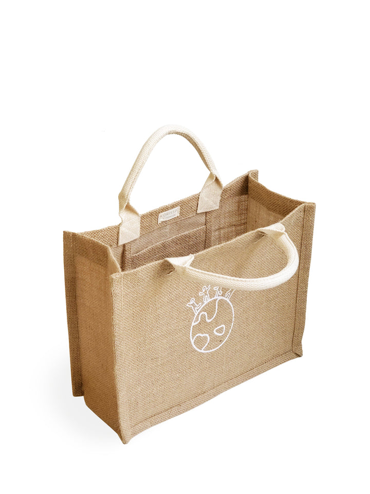 Gift Bag - Earth is a coordinating reusable gift bag that gives back to nature