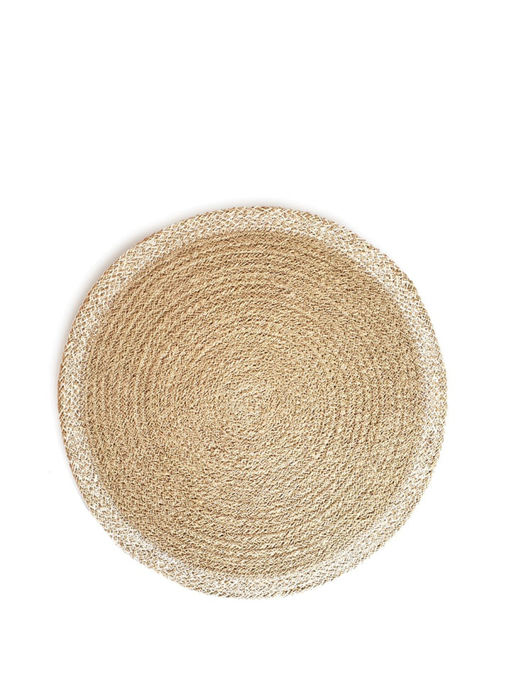 Round shape placemat made with 100% natural Jute