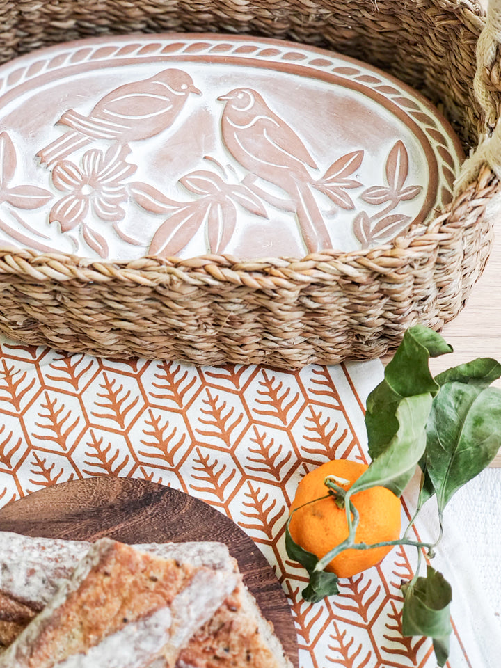Terracotta Bread Warmer & Basket - KORISSA®